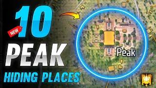 PEAK KE TOP 10 RANK PUSH HIDDEN PLACES   BR Rank Push Trick and tips in Solo  Part 1#freefire