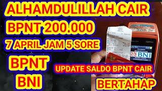 LIVECEK SALDO KKS BPNT APRIL CAIR 200.000 BLT MRP POSITIF CAIR 600.000 APR-JUNBPNT cair#pkh#bpnt