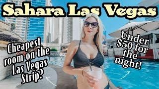 Sahara Las Vegas at $45 a NightCheapest Room on the Vegas Strip? Worth It? Budget-Friendly Vegas