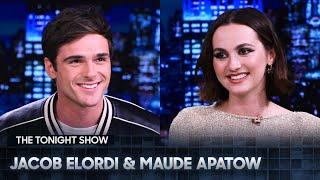 Jacob Elordi and Maude Apatow Discuss Euphoria Season 2  The Tonight Show Starring Jimmy Fallon