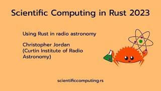 Christopher Jordan - Using Rust in radio astronomy