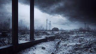 Nuclear Winter Ambience & Sounds  Howling Windy Snow Storm Post Apocalypse White Noise  12 Hr 4K