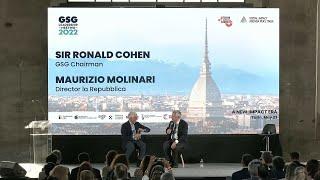 Full plenary Sir Ronald Cohen and Maurizio Molinari la Repubblica In Conversation