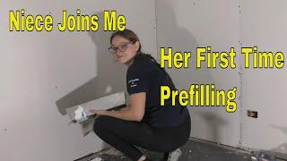 How to prefill drywall for the first time and brittle drywall that breaks easy