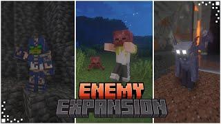 Enemy Expansion Minecraft Mod Showcase  A Mod That Adds Tons of New Mobs  Forge 1.20