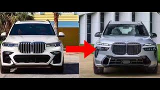 OLD BMW X7 G07 2018-2022 Convert Upgrade Body Kit Into NEW BMW X7 G07 LCI 2023