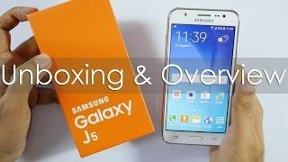 Samsung Galaxy J5 Budget 4G Smartphone Unboxing & Overview