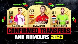 FIFA 24  NEW CONFIRMED TRANSFERS & RUMOURS  ft. Palhinha Reguilon Gravenberch…