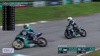 LIVE Kejuaraan PETRONAS Malaysian Cub Prix Pusingan 8 Litar Lumba Tangkak DAY 1 12