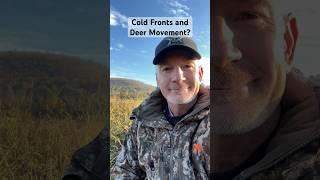 Do deer move more in response to a cold front? Kip Adams sums up the science. #deer #deerhunting