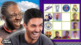 We played FOOTBALL TIC TAC TOE against MIKEL ARTETA and he TROLLED us 