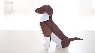 Origami Beagle Dog Seth Friedman 折り紙 Oригами Oριγκάμι 折纸 摺紙 พับ 종이접기