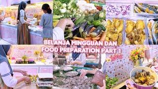 #dailyvlog Belanja Mingguan Budget 400 Ribuan Lanjut Food Preparation Part 1 dan Cobain Chopper Baru