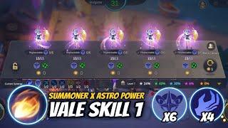 New Update Best Strategy Vale Skill 1  Summoner X Astro power Magic Chess Mobile Legends.