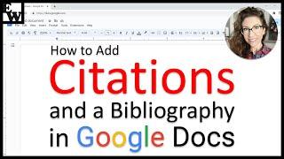 How to Add Citations and a Bibliography in Google Docs