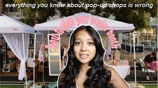 how to create the BEST vendor booth for a pop-up shop  how to pop-up ep. 1