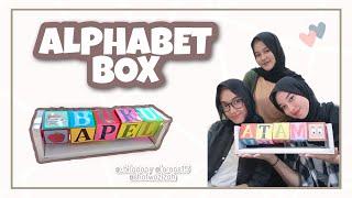 Alat Permainan Edukatif Alphabet Box  UAS Bermain Permainan