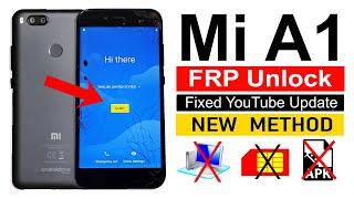 Xiaomi Mi A1 Google Account Bypass Asking YouTube Update  New Method 2024 No PC