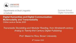 Transmedia storytelling and modular reading from 19-century analog to 21-century digital publishing