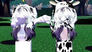 skunk nyami and cow ruby farts on you #fart #roblox #sfm