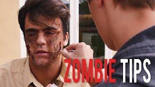 Filming Zombies - Makeup tutorial Tips and Tricks