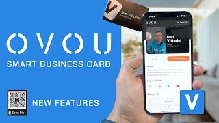 OVOU Smart Business Card New Features - One Year Later