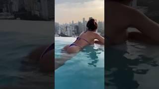 Pool At Top Of Building  Nicky With You  2024 #thailandvlogs #thailandtravel #beachresort