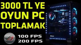 3000 TL YE OYUN PC TOPLAMAK BU FİYATA EN İYİSİ 3000 TL FİYAT PERFORMANS PC TOPLAMA 2020