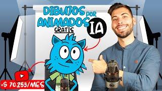 Crea Dibujos Animados por IA para MONETIZAR en Youtube  Tutorial GRATIS paso a paso