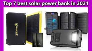 Top 7 best solar power bank in 2021