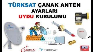 TÜRKSAT ÇANAK ANTEN AYARI NASIL YAPILIR - TÜRKSAT UYDU KURULUMU NASIL YAPILIR