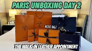 Hermès Paris Unboxing Day 2 The Walk-in Leather Appointment  Hermès Chaumet Ritz Paris