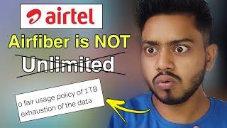 Airtel air fiber is not unlimited  Watch this before buying airtel airfiber  The technologist