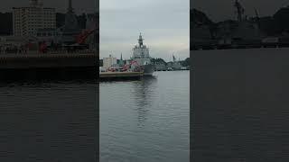 The Italian navy multi-purpose patrol ship Francesco Morosini at Yokosuka Japan