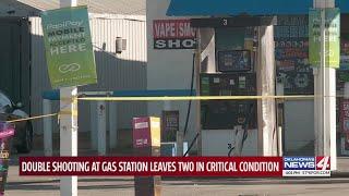 Double shooting at gas station leaves two in critical condition