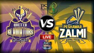 PSL LIVE Peshawar Zalmi vs Quetta Gladiators 25th T20 LIVE SCORES  PSZ vs QTG  #psl  #psllive