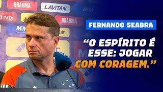 ️ENTREVISTA  FERNANDO SEABRA  Fortaleza 1 x 1 Cruzeiro
