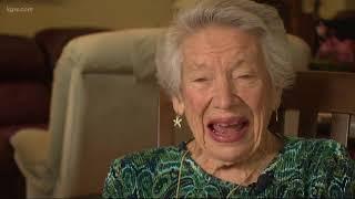 Brides great-grandmother is her flower girl