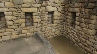 Interior room at Machu Picchu Peru