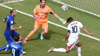 Bryan Ruiz Gol Contra Italia - Costa Rica 1-0 Italia Brasil 2014  HD