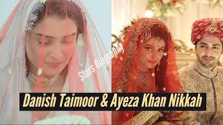 Ayeza Khan &Danish Taimoor Wedding Videoaiza khan NikkahMehndi videowedding videoStars Biography