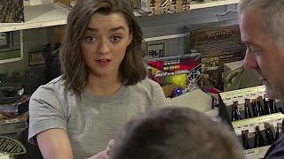 Maisie Williams aka Arya Stark Pranks Game of Thrones Fans