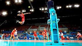 TOP 10 Monsters of the Vertical Jump  Volleyball HD