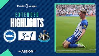 Extended PL Highlights Brighton 3 Newcastle 1