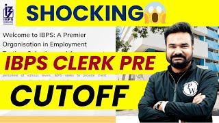 Shocking   IBPS Clerk Score Card 2024  IBPS Clerk Prelims Cut Off 2024