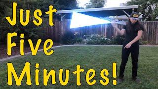 How to do the Obi-Ani lightsaber spin in JUST 5 MINUTES senseless spin tutorial