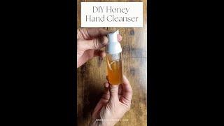 DIY Foaming Honey Cleanser