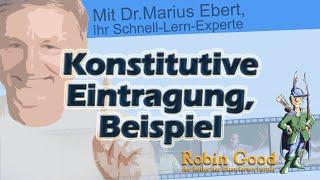 Konstitutive Eintragung Beispiel