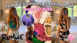 summer holiday clothing haul  ROMWE SUMMER STEALS