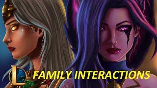 What Champions Say To Their Family Members - Interactions Between Relatives